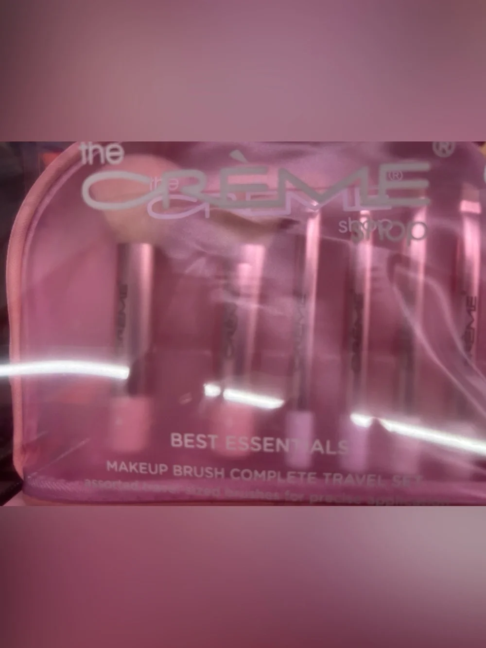 The Crème Shop Pink Makeup Brush Set